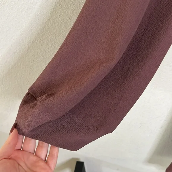 Tyche Purple Dress Fit and Flare Long-sleeve Womens Size Small Casual Fall - Picture 4 of 12